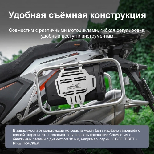LOBOO CGJX-1 Ящик для инструмента на грузовую рамку | КУКУХА ШОП фото 7