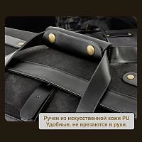LOBOO BWB40BK Винтажная багажная сумка для мотоцикла 40L | КУКУХА ШОП