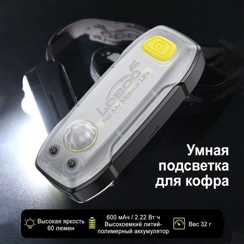 LOBOO LR08LR08TD Умный фонарик с налобным держателем | КУКУХА ШОП фото 5