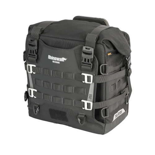 RhinoWalk MJX2004BK Мягкий быстросъемный боковой кофр 35L серии Mechanic | КУКУХА ШОП