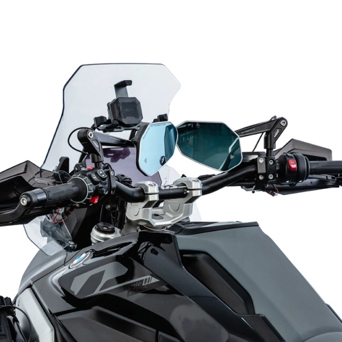 LOBOO RM02-1300 Комплект черных складных зеркал для BMW R1300GS ADV (индикатор слепой зоны) | КУКУХА ШОП фото 5