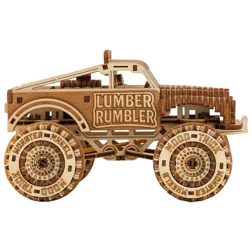 WOOD TRICK WDTK105 Деревянный 3D конструктор "LUMBER RUMBLER" | КУКУХА ШОП фото 5