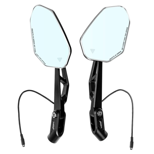 LOBOO RM02-1300 Комплект черных складных зеркал для BMW R1300GS ADV (индикатор слепой зоны) | КУКУХА ШОП
