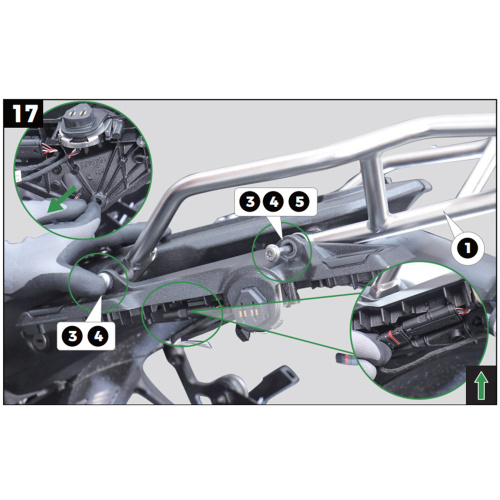 LOBOO JP131WPRO Комплект для крепления топкейса LOBOO | КУКУХА ШОП фото 10