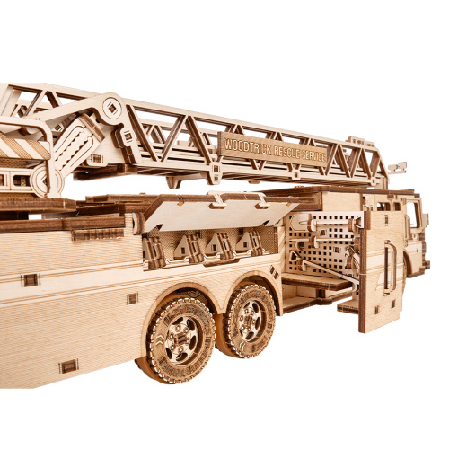 WOOD TRICK BT077 Деревянный 3D конструктор "ПОЖАРНАЯ МАШИНА" | КУКУХА ШОП фото 3