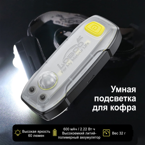 LOBOO LR08LR08TD Умный фонарик с налобным держателем | КУКУХА ШОП фото 5
