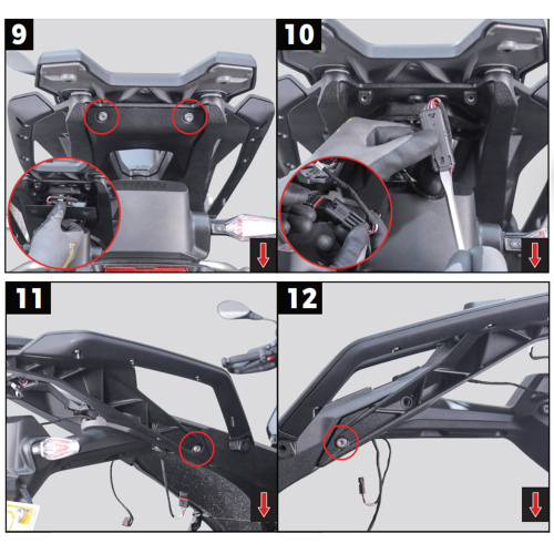 LOBOO JP131WPRO Комплект для крепления топкейса LOBOO | КУКУХА ШОП фото 8