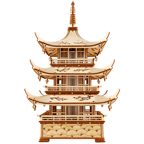 WOOD TRICK WDTK102 Деревянный 3D конструктор "ХРАМ ГАРМОНИИ" | КУКУХА ШОП фото 5