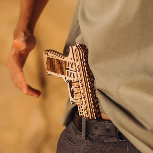 WOOD TRICK BT055 Деревянный 3D конструктор "ЗАЩИТНИК" | КУКУХА ШОП фото 2