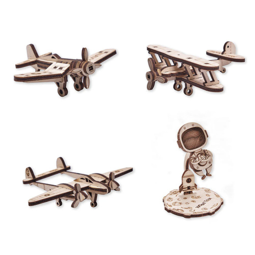 WOOD TRICK WTWN001 Набор деревянных 3D мини-пазлов №1 | КУКУХА ШОП