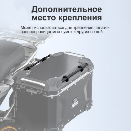 LOBOO C45LBK Левый кофр 45L серии CONQUEROR черный | КУКУХА ШОП фото 12
