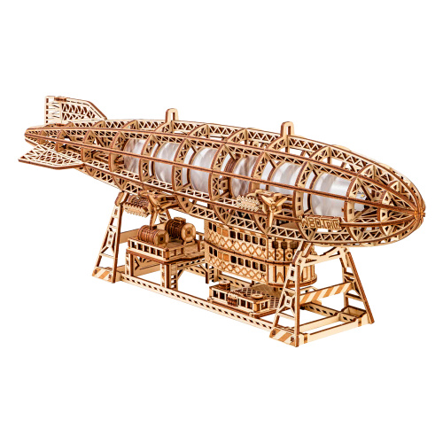 WOOD TRICK WDTK101 Деревянный 3D конструктор "СИЯЮЩИЙ ДИРИЖАБЛЬ" | КУКУХА ШОП фото 2