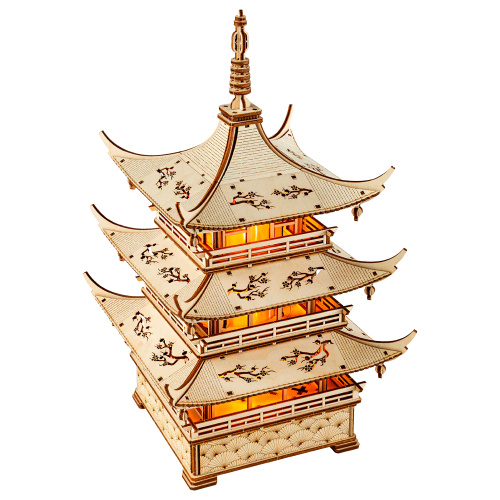 WOOD TRICK WDTK102 Деревянный 3D конструктор "ХРАМ ГАРМОНИИ" | КУКУХА ШОП фото 3