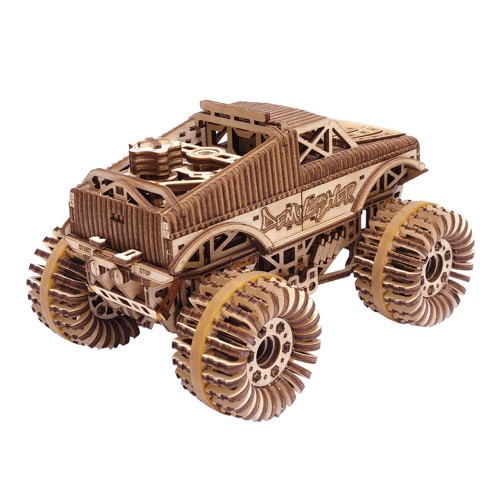 WOOD TRICK BT050 Деревянный 3D конструктор "МОНСТР-ТРАК" | КУКУХА ШОП фото 2