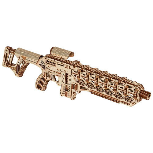 WOOD TRICK WDTK103 Деревянный 3D конструктор "ВИНТОВКА FUSION X" | КУКУХА ШОП фото 2