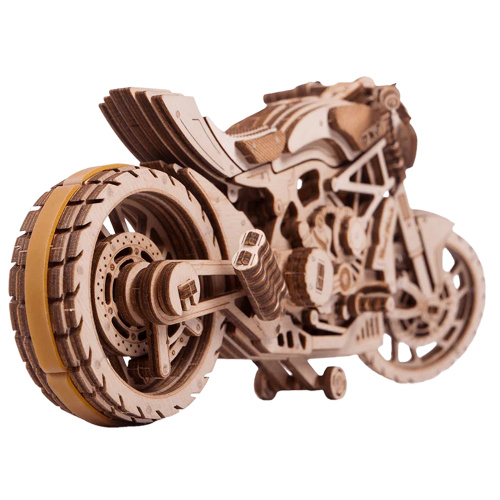 WOOD TRICK BT036 Деревянный 3D конструктор "МОТОЦИКЛ DMS" | КУКУХА ШОП фото 7