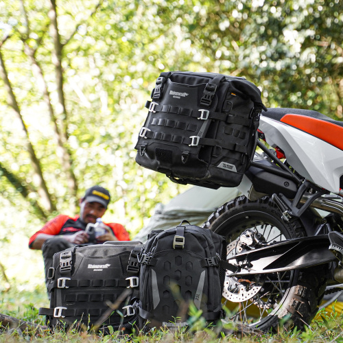 RhinoWalk MJX2004BK Мягкий быстросъемный боковой кофр 35L серии Mechanic | КУКУХА ШОП фото 14