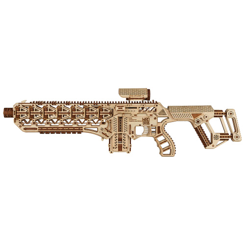 WOOD TRICK WDTK103 Деревянный 3D конструктор "ВИНТОВКА FUSION X" | КУКУХА ШОП фото 6