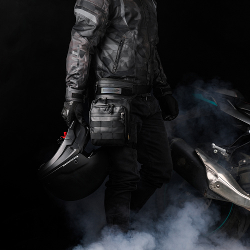 RhinoWalk MT102BK Набедренная мотосумка черная | КУКУХА ШОП фото 15