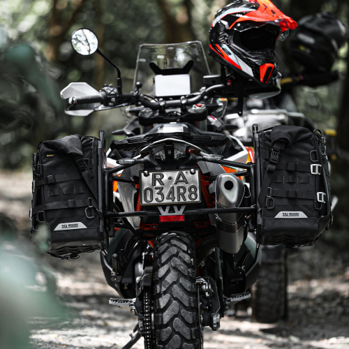 RhinoWalk MJX2004BK Мягкий быстросъемный боковой кофр 35L серии Mechanic | КУКУХА ШОП фото 13