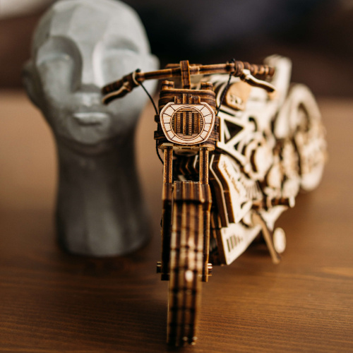 WOOD TRICK BT036 Деревянный 3D конструктор "МОТОЦИКЛ DMS" | КУКУХА ШОП фото 5