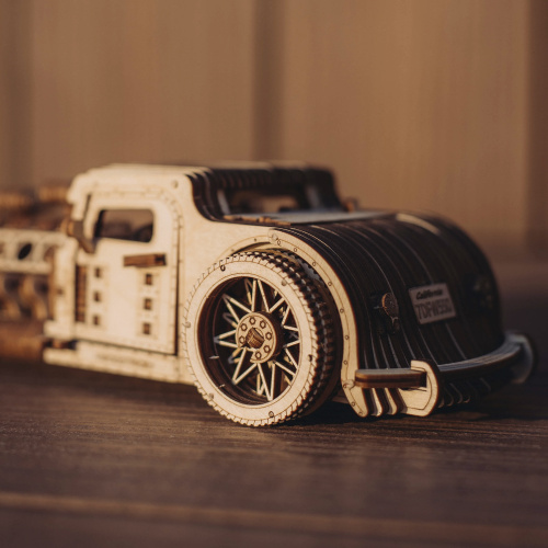 WOOD TRICK BT040 Деревянный 3D конструктор "ХОТ РОД" | КУКУХА ШОП фото 4